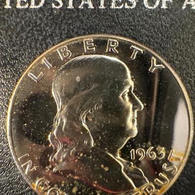 1963 P BENJAMIN FRANKLIN PROOF