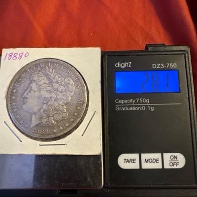 1888-O Morgan Silver Dollar - Very Popular VAM - Nice XF/AU Detail!