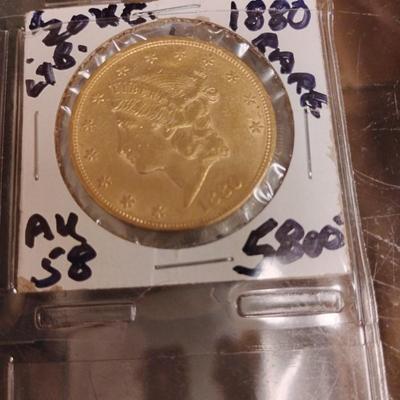 1880 LIBERTY HEAD GOLD PIECE