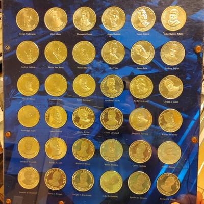 First Franklin Trust United States Presidents lot of 36 Silver coins .925