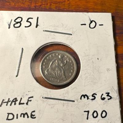 1851 seated Liberty