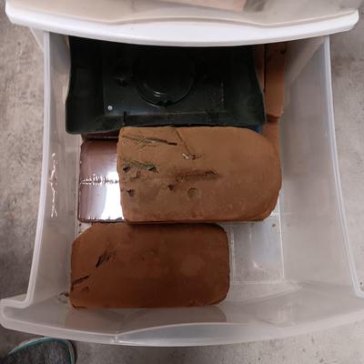 MULTI DRAWER ORGANIZER WITH RIBBON AND FLOWER ARRANGING SUPPLIES