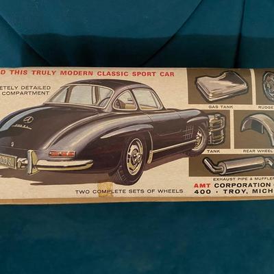 Vintage model car kit #2, Mercedes Benz 300SL GULL-Wing Coupe