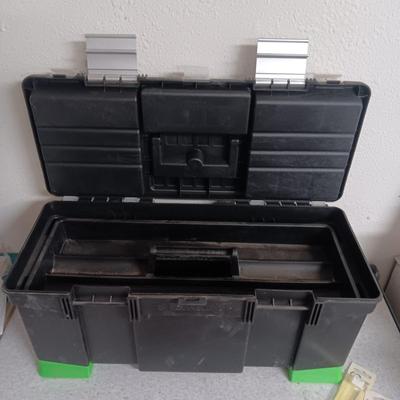 STANLEY TOOL BOX AND HAND TOOLS