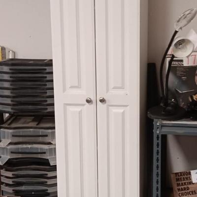 WOOD CRAFTERS NARROW STORAGE CABINET