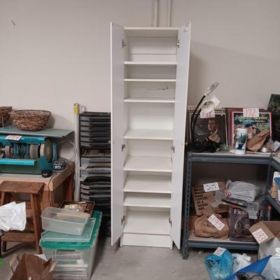 WOOD CRAFTERS NARROW STORAGE CABINET