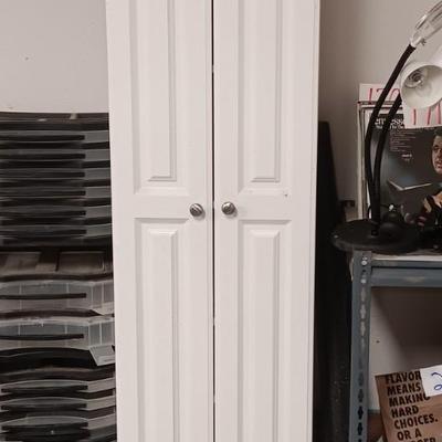 WOOD CRAFTERS NARROW STORAGE CABINET