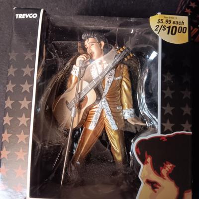 2 ELVIS PRESLEY ORNAMENTS