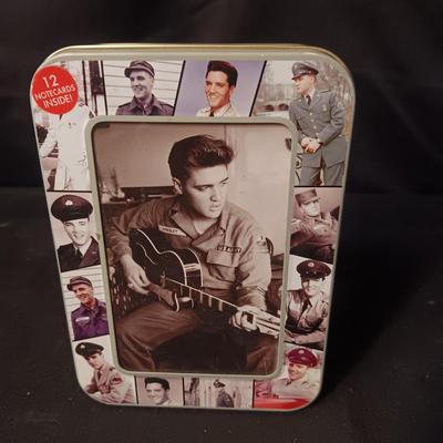 ELVIS PRESLEY NOTEABLES - 12 NOTECARDS IN TIN