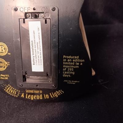 ELVIS PRESLEY "A LEGEND IN LIGHTS" ILLUMINATED GUITAR