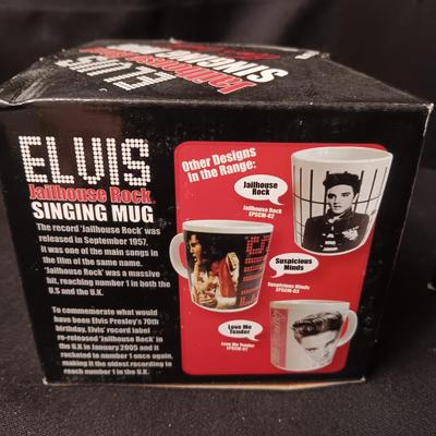 2 ELVIS SINGING MUGS
