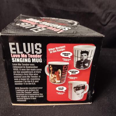 2 ELVIS SINGING MUGS