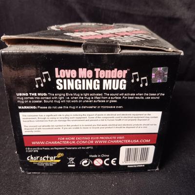 2 ELVIS SINGING MUGS