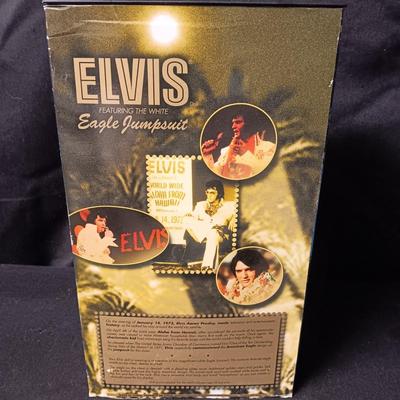 ELVIS PRESLEY FIGURE IN WHITE EAGLE JUMPSUIT