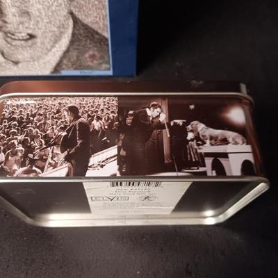 ELVIS PHOTOMOSAICS JIGSAW PUZZLE AND A TIN