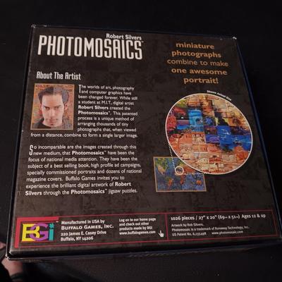 ELVIS PHOTOMOSAICS JIGSAW PUZZLE AND A TIN