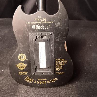 ELVIS ILLUMINATED GUITAR "A LEGEND IN LIGHTS"