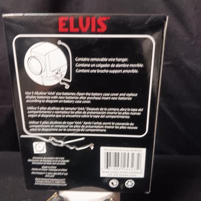 ELVIS ILLUMINATED MUSICAL ORNAMENTS PLUS 2 FIGURE ORNAMENTS