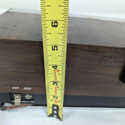 Vintage Zenith Solid State Alarm Clock Radio R472 1970's Retro AM/FM MCM