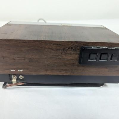 Vintage Zenith Solid State Alarm Clock Radio R472 1970's Retro AM/FM MCM