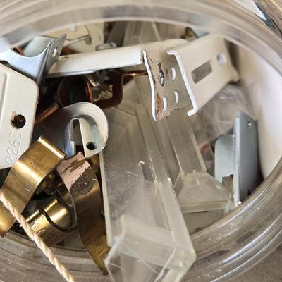 Mixed Hardware for Hanging Curtain Rods