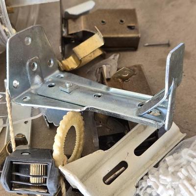 Mixed Hardware for Hanging Curtain Rods