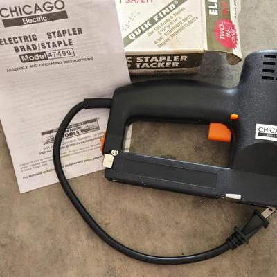 Chicago Electric Stapler in the box