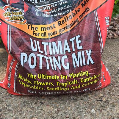 Half a Bag of Potting Soil Mix