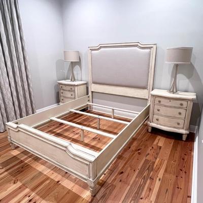 STANLEY ~ Three (3) Piece Upholstered Queen Bedroom Set