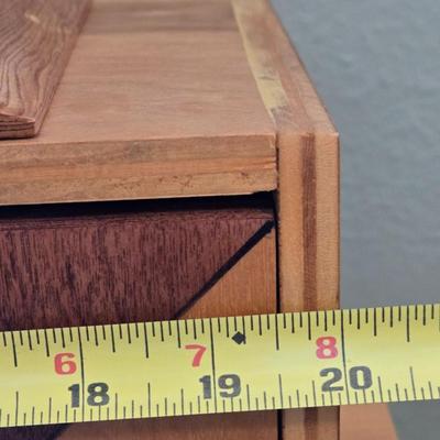 Stackable 3 Tier Wood Multi Drawer Chest