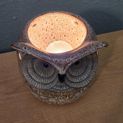 Ceramic Owl Lamp