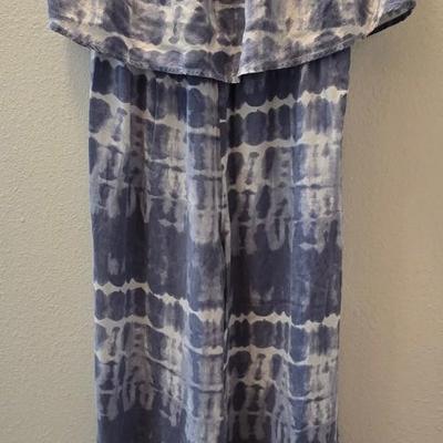 Strapless Tie-Dye Romper