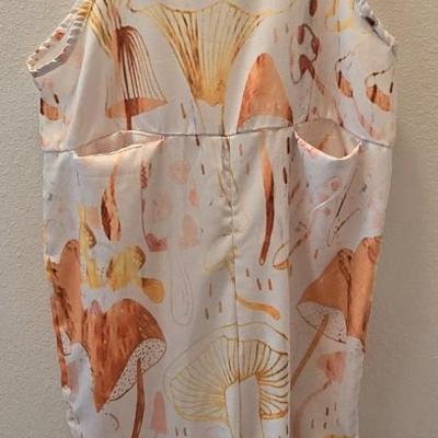 Mushroom Design Romper Jumpsuit