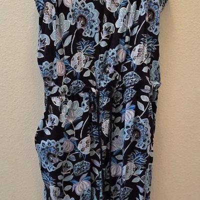 Blue Floral Jumpsuit