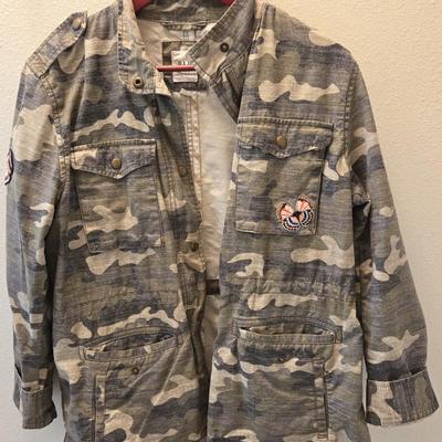 GAP Camo Jacket with Butterfly Patches