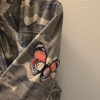 GAP Camo Jacket with Butterfly Patches