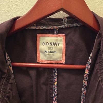 Plum Colored Hooded Jacket