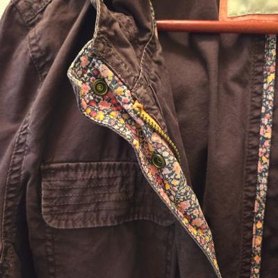Plum Colored Hooded Jacket
