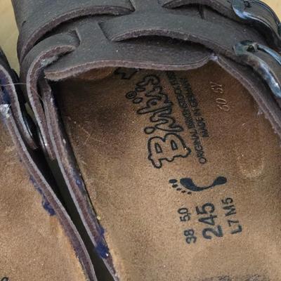 Brown Leather Birkenstocks