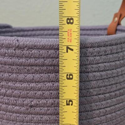 Blue Rug Basket