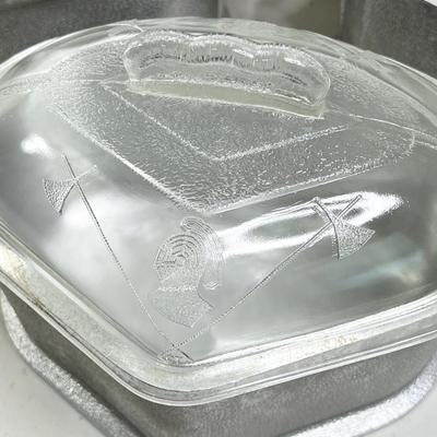 GUARDIAN SERVICE ~ Vtg 1930-40s Lidded Cast Aluminum Cookware ~ Three (3) Piece Set