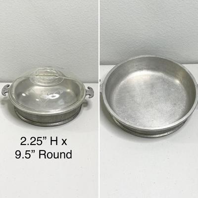 GUARDIAN SERVICE ~ Vtg 1930-40s Lidded Cast Aluminum Cookware ~ Six (6) Piece Set