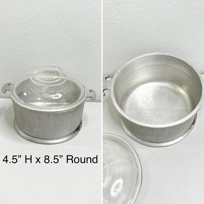 GUARDIAN SERVICE ~ Vtg 1930-40s Lidded Cast Aluminum Cookware ~ Six (6) Piece Set
