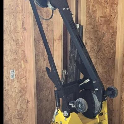 JOHN DEERE 4 Rivers X 580 with 54" Accel Deep Deck with John Deere Tiller, John Deere Snow Blower, and Yardworks Lawn Sweeper