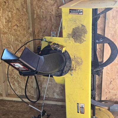 JOHN DEERE 4 Rivers X 580 with 54" Accel Deep Deck with John Deere Tiller, John Deere Snow Blower, and Yardworks Lawn Sweeper