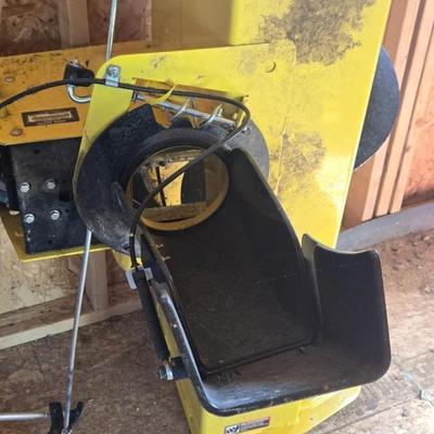 JOHN DEERE 4 Rivers X 580 with 54" Accel Deep Deck with John Deere Tiller, John Deere Snow Blower, and Yardworks Lawn Sweeper