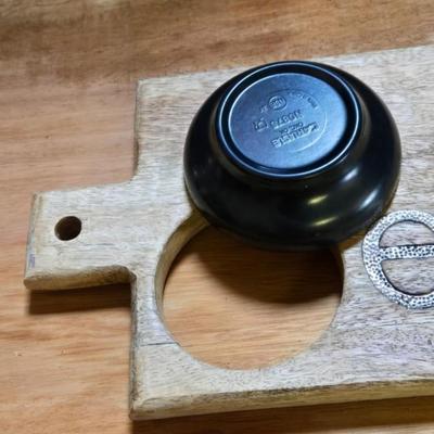 Enjoy Charcuterie Board and Bowl