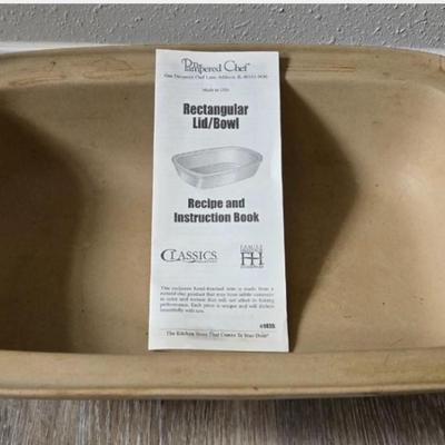 The Pampered Chef Rectangular Lid or Bowl