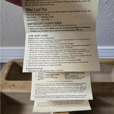 The Pampered Chef Mini Loaf Pan