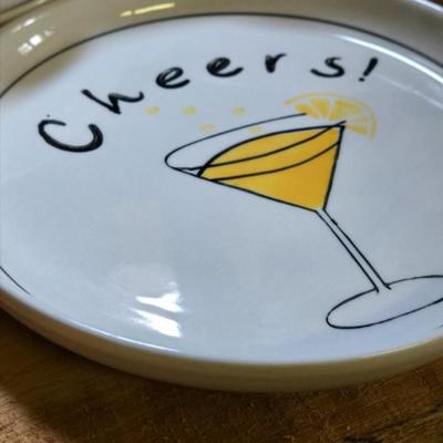 (7) Ceramic Cheers Plates
